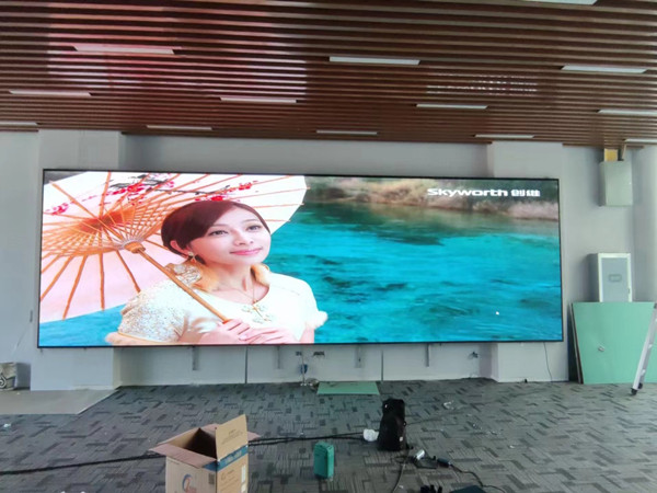 辽宁P1.53led小间距屏安装案例